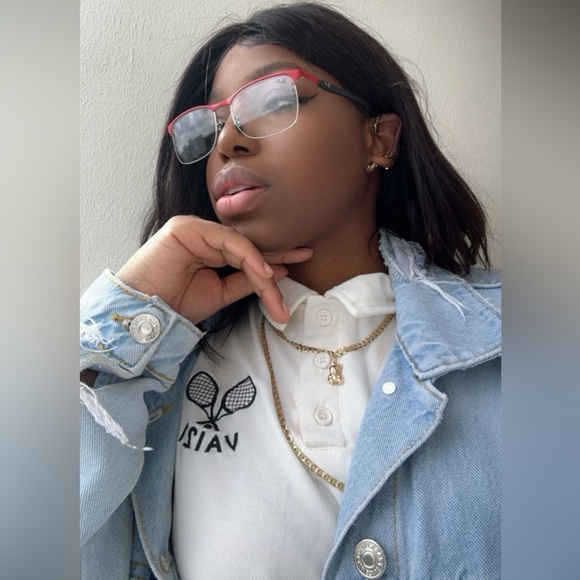 💯 - Authentic- Ray Ban FERRARI RX8416M F045 Matte Red on Silver / Demo Lens … - Picture 7 of 11